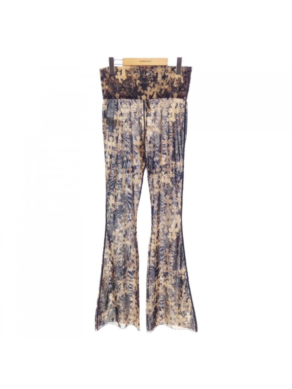 Chrome Hearts Cemetery Cross Mesh Lace Flare 343 Pants